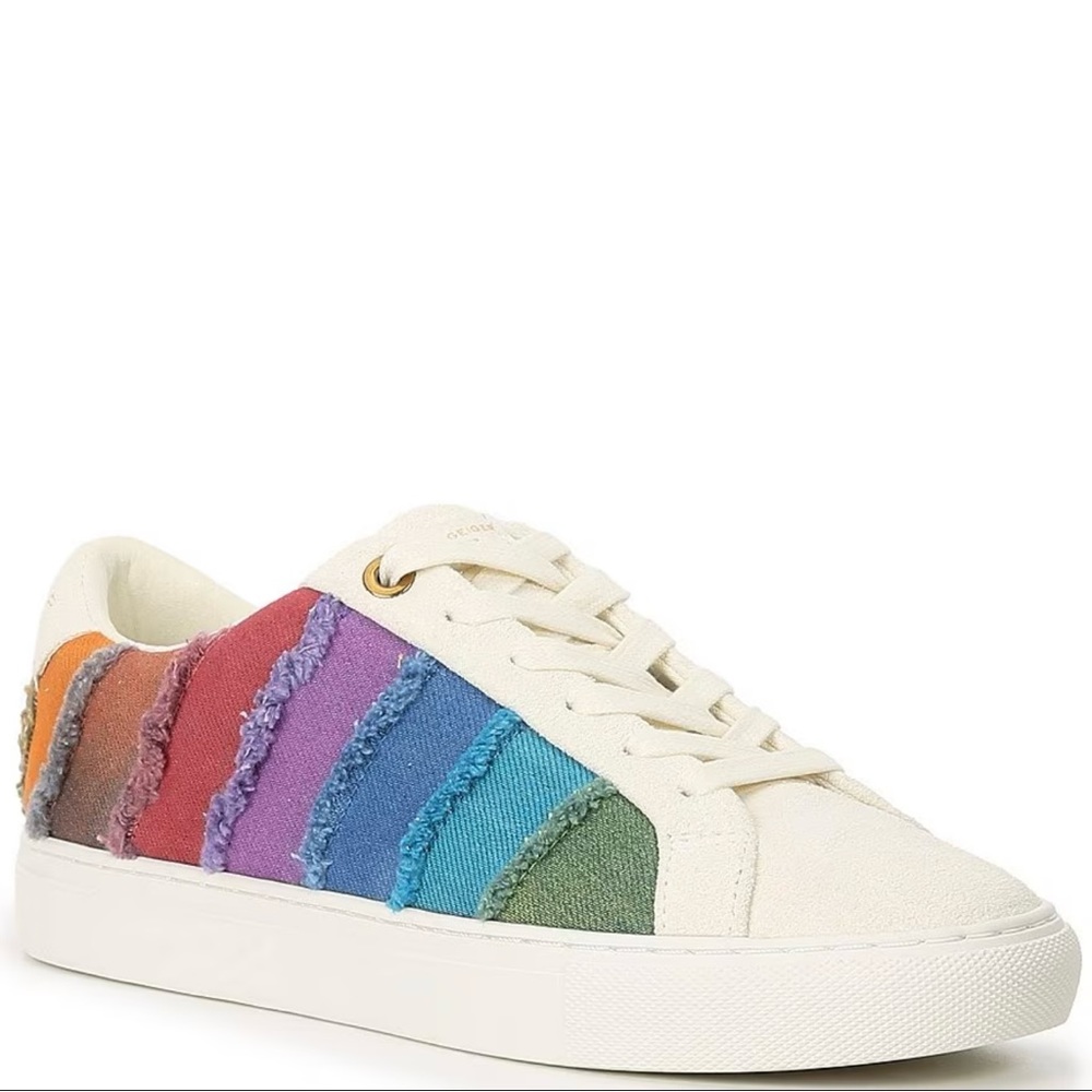 NWT: Kurt Geiger Women’s Strip Lane Sneakers - Picture 1 of 7